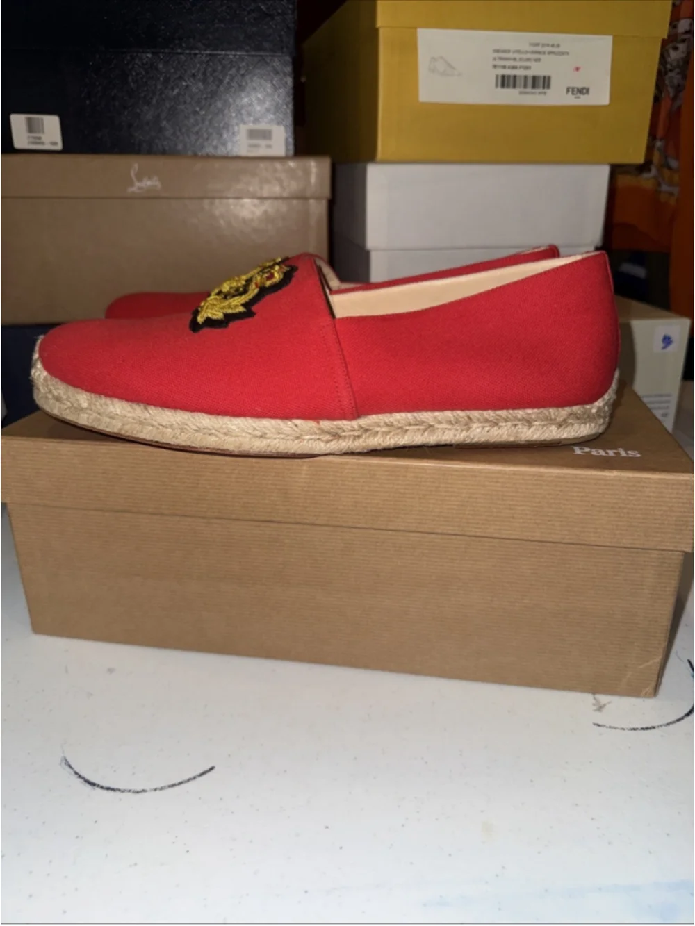 Christian Louboutin espadrille flats size 43 (10 men’s)